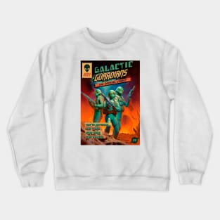 Vintage Sci Fi Alien Comic Book Crewneck Sweatshirt